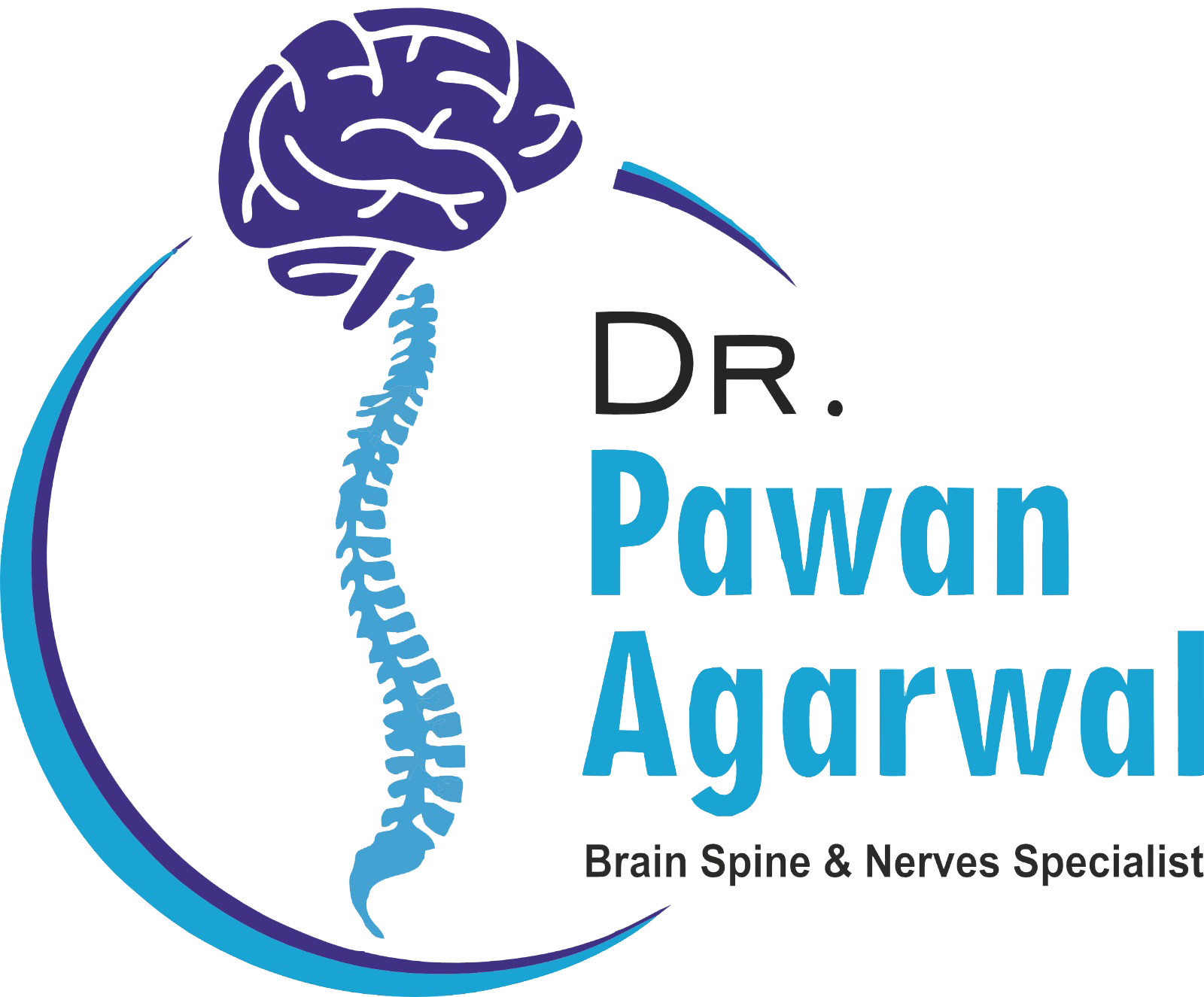 Neuro & Spine Wellness Centre Logo - Dr. Pawan Kumar Agarwal Varanasi