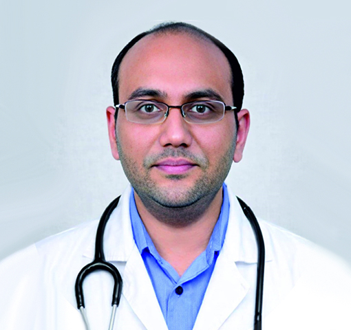 Dr Pawna Kumar Agarwal inside Clinic